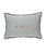 Small Love Cushion Light Blue Check