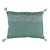Ivy Rectangle Cushion Embroidered Teal
