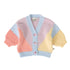 Colour Block Cardigan Blue, Pink