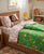 Grandma's Green Garden Ruffled Duvet Cover