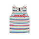 Tank T-Shirt Multi Stripes Ivory