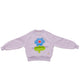 Purple Sweatshirt With Flowers