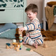 Sebra Wooden Totem Stacking Blocks Wildlife Animals