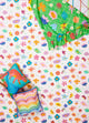 Grandma's Green Garden Ruffled Duvet Cover