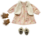 Bonton Dahli Baby Dress Liberty Ecru