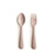 Mushie Fork & Spoon Blush
