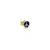 Earrings Peace Navy Blue 1 pc