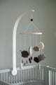 Wooden Mobile Holder White