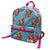 Patterned Backpack Light Blue Print