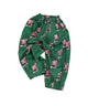Pattern Twill Barrel Pants Green Print