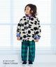 Jacquard Boa Jacket Off White Print