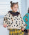 Patterned Sweatshirt Black Print