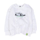 Basic Print Sweatshirt Off White Print