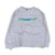 Basic Print Sweatshirt Grey Heather