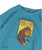Print Crew Neck Sweatshirt Emerald