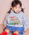 Print Crew Neck Sweatshirt Grey Heather