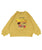 Print Crew Neck Sweatshirt Mustard