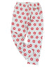 Stretched Patterned Legggings Pink Flower