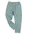 Stretched Patterned Leggings Light Blue Print