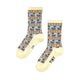 Tiny Dogs Medium Socks Base Denim Blue