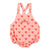 Red Hearts Baby Romper Pink & Red