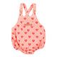 Red Hearts Baby Romper Pink & Red