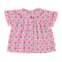 Cherries Peter Pan Collar Baby Shirt Lilac