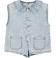 Apple Light Denim Jumpsuit Blue