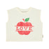 Apple Sleevless Baby Shirt Ecru