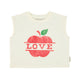Apple Sleevless Baby Shirt Ecru