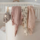 Muslin 3 pcs, Powder Blossom, Rose