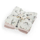 Muslin 3 pcs, Powder Blossom, Rose