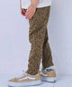 Stretched Patterned Pants Khaki Print