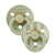 Bibs 2-Pacifiers Studio Pin Sage Mix 6/18 m