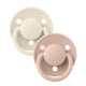 Bibs De Lux 2-Pacifiers Silicone Ivory Blush