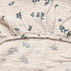 Muslin Fitted Sheet Junior, Blueberry