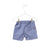 Denim Shorts Stripes Blue