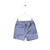 Denim Shorts Stripes Blue
