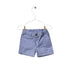 Denim Shorts Stripes Blue