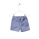 Denim Shorts Stripes Blue