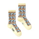 Tiny Dogs Medium Socks Base Denim Blue