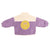 Little Teddy Smiley Jacket Happy Lilac