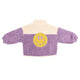 Little Teddy Smiley Jacket Happy Lilac