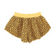 Animal Print Shorts Mustard