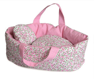 Big Carry Cot With Flower