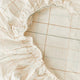 Grid Cot Bed Fitted Sheet