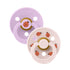Bibs LadyBug 2-Pacifiers Violet Sky