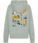 Eldo Sweater Comics Light Teal
