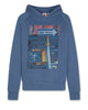Lenny Hoodie Urban Denim Blue