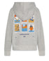 Olaf Hoodie Zip Icon Grey Melange